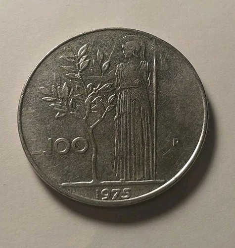 Piece italie 100 lire - lire, 1975