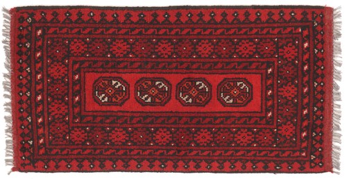 Tapis afghan akche aqcha fait - aqcha,