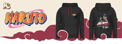 Sweat capuche naruto - sweat, à