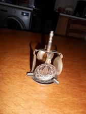 SERVITEUR / PRESENTOIR CENDRIER EN LAITON