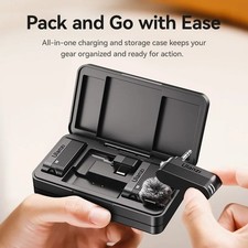 Microphone sans fil micro Lavalier pour iPhone 16 15 Pro (Max) caméra enregistre