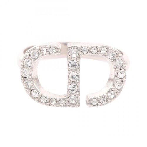 Bague logo dior - logo, acier