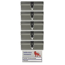 5X Profil Cylindre 90Mm 45/45 10X Clé Identique Serrure Avec Carte De Code