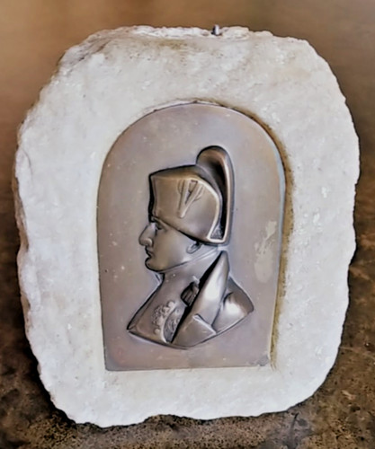 Plaque laiton napoleon - laiton,