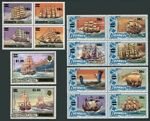 Penrhyn 241 254 mnh - penrhyn, 241-254,mnh.mi
