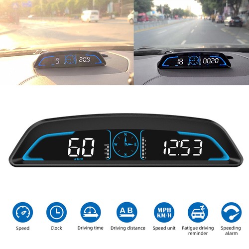 Voiture hud numérique gps - voiture,