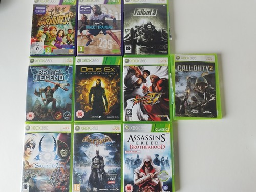 Lot jeux xbox 360 pal - de, 10