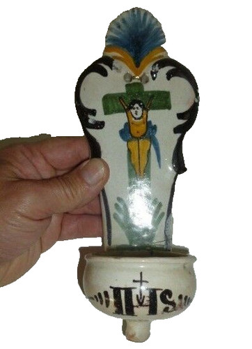 Bénitier faience nevers 18 - ,