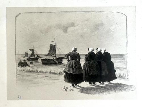 Louis borgex lithographie - borgex,