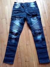 Jean motard BALMAIN destroy