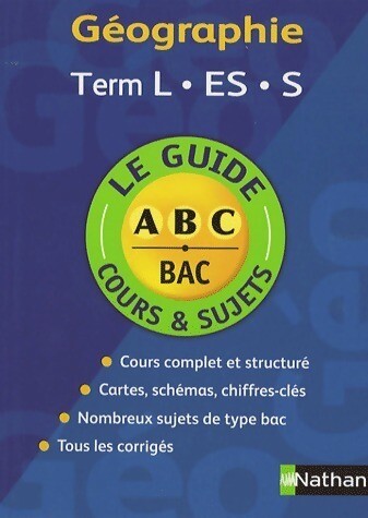 Géographie terminales es - géographie, l,