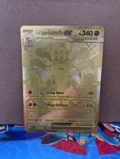 Carte Pokémon Méga-Lucario Ex 188/132 gold mega evolution FR 