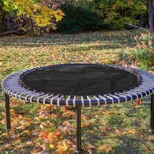  Tapis de saut rond pour trampoline - Tapis de saut rond avec 36 anneaux en V -