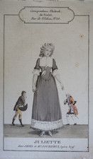 GRAVURE COULEUR COSTUME