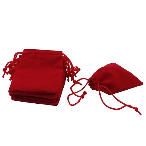 Sac bijoux velours de 50 - de, en