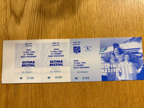 Billet ticket place concert - billet,