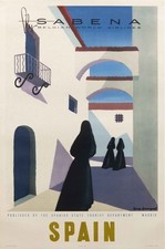 Affiche poster sabena - poster,