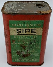 Boîte En Fer Blanc Poudre Sans Fumée Sipe Pour Chasse Et Tir Poudre À Canon