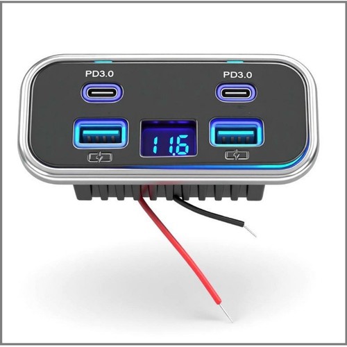Chargeur usb ports - 4, double