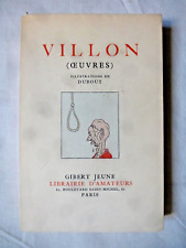 Villon (Œuvres), F. Villon