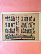 IMAGES D'EPINAL ALSACE PLANCHE IMPRIMERIE BURCKARDT IMAGERIE POPULAIRE