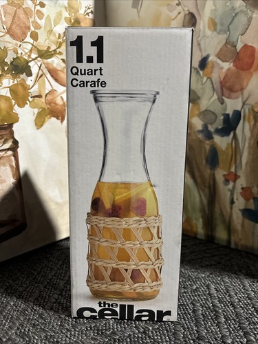 Quart glass carafe - quart,