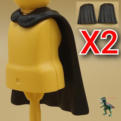 Playmobil cape noire soldat - x2,