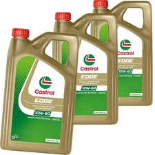 3x 5L castrol edge 10W60
