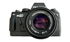 PRAKTICA BX20 Bx 20 Appareil Photo & 1,8/50mm Lentille Obj. Testé / & Marchant