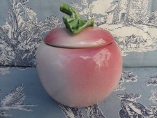 Barbotine Majolica confiturier