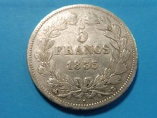 MONNAIE 5 FRS  ARGENT  LOUIS