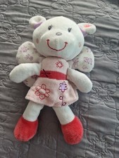 Peluche pommette doudou ours - pommette,