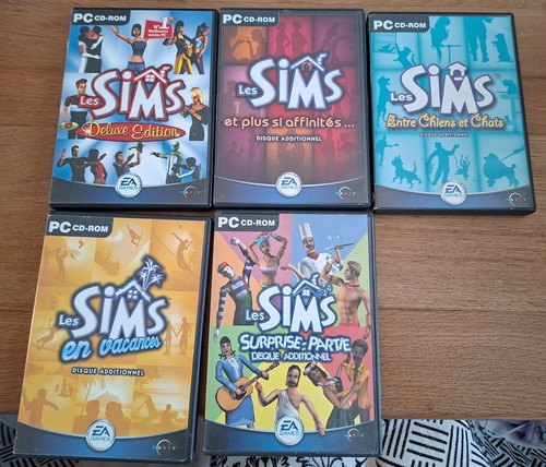 Lot jeux les - les, sims