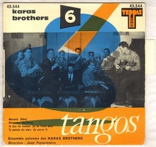 KARAS BROTHERS "TANGOS" LATIN EP 1961 TEPPAZ 45.544