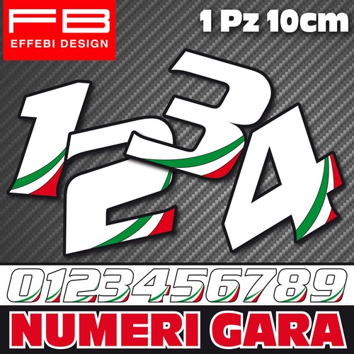 Adhésifs moto numéros course - adhésifs,