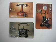  TELECARTE 50 UNITES COLLECTION HISTORIQUE TELEPHONE1885/1900/ 1924