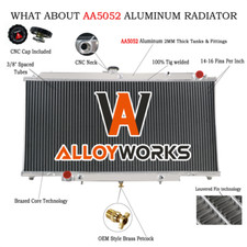 3 Rangées Radiateur Pour