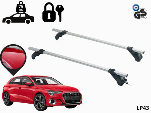 Barres toit pour audi a3 - barres,