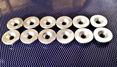 Rondelles alu cnc - 12, "alu