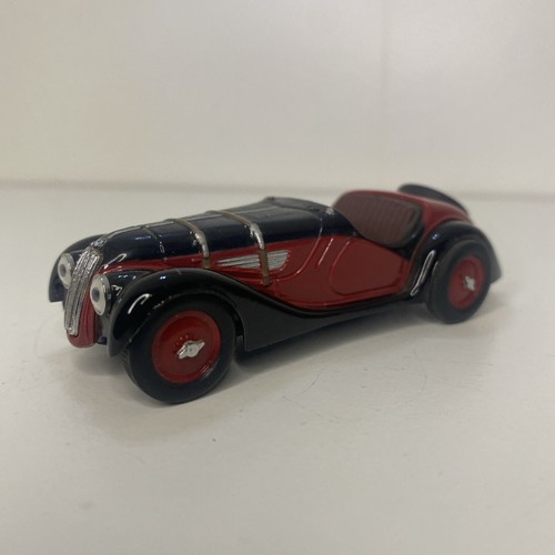Schuco bmw 328 noir - bmw, noir/rouge