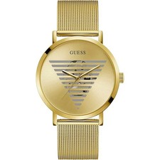 Montre Homme GUESS IDOL GW0502G1 Acier Inoxydable Mesh D'or