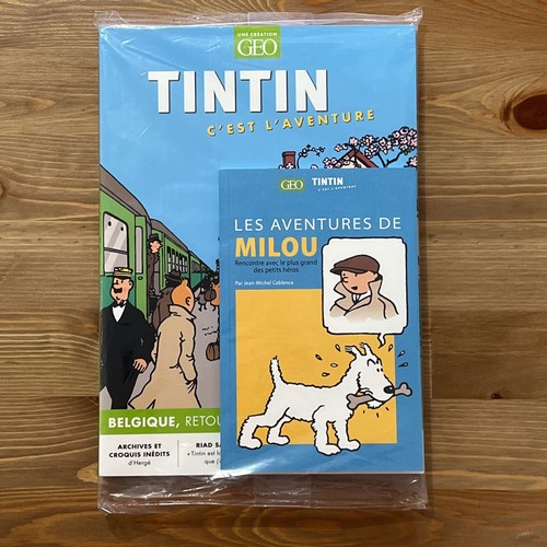 Tintin milou revue géo - tintin,