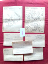 I / CITROEN Traction avant  7 et 11 / 5 Notes technique+ 2 planches  1936