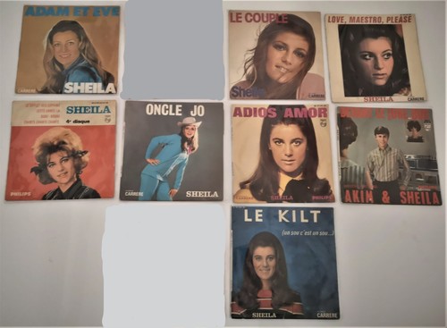 Sheila lot disques vinyles - lot,