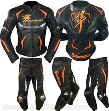 Moto combinaison cuir Suzuki