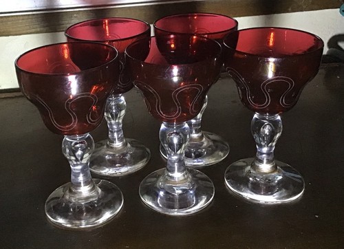 Verres vin xixème rouge - 5,