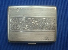 Etui Cigarette Argent Massif