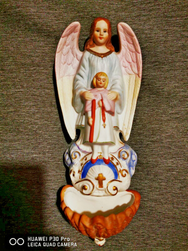 Rare ancien bénitier - et,