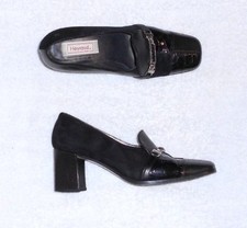 HEYRAUD mocassins cuir & daim