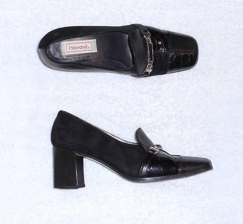 Heyraud mocassins cuir daim - &,
